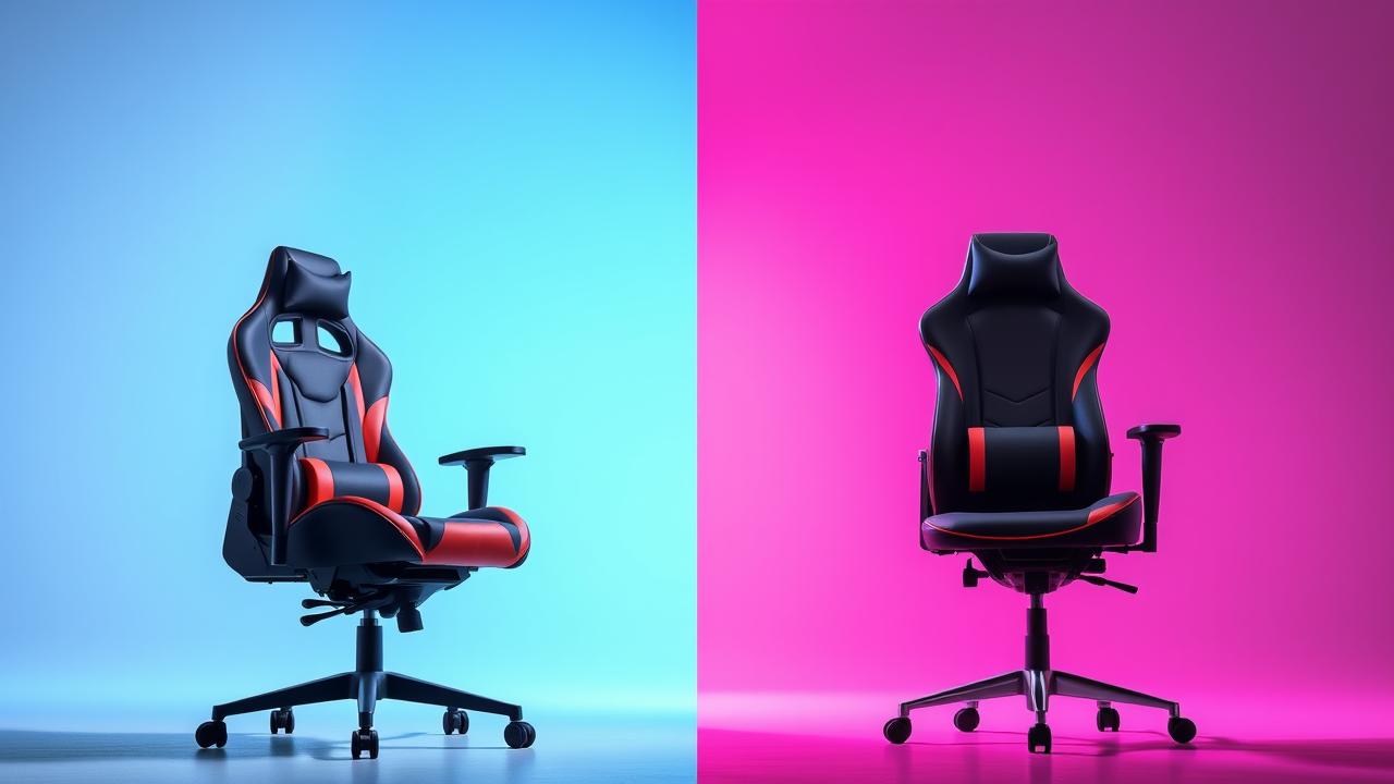Gaming Stuhl vs Bürostuhl Vergleich Ergonomie