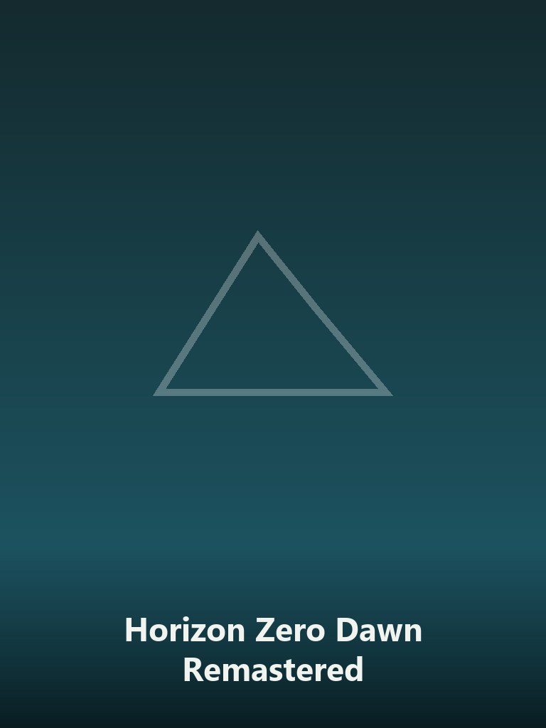 Horizon Zero Dawn Remastered